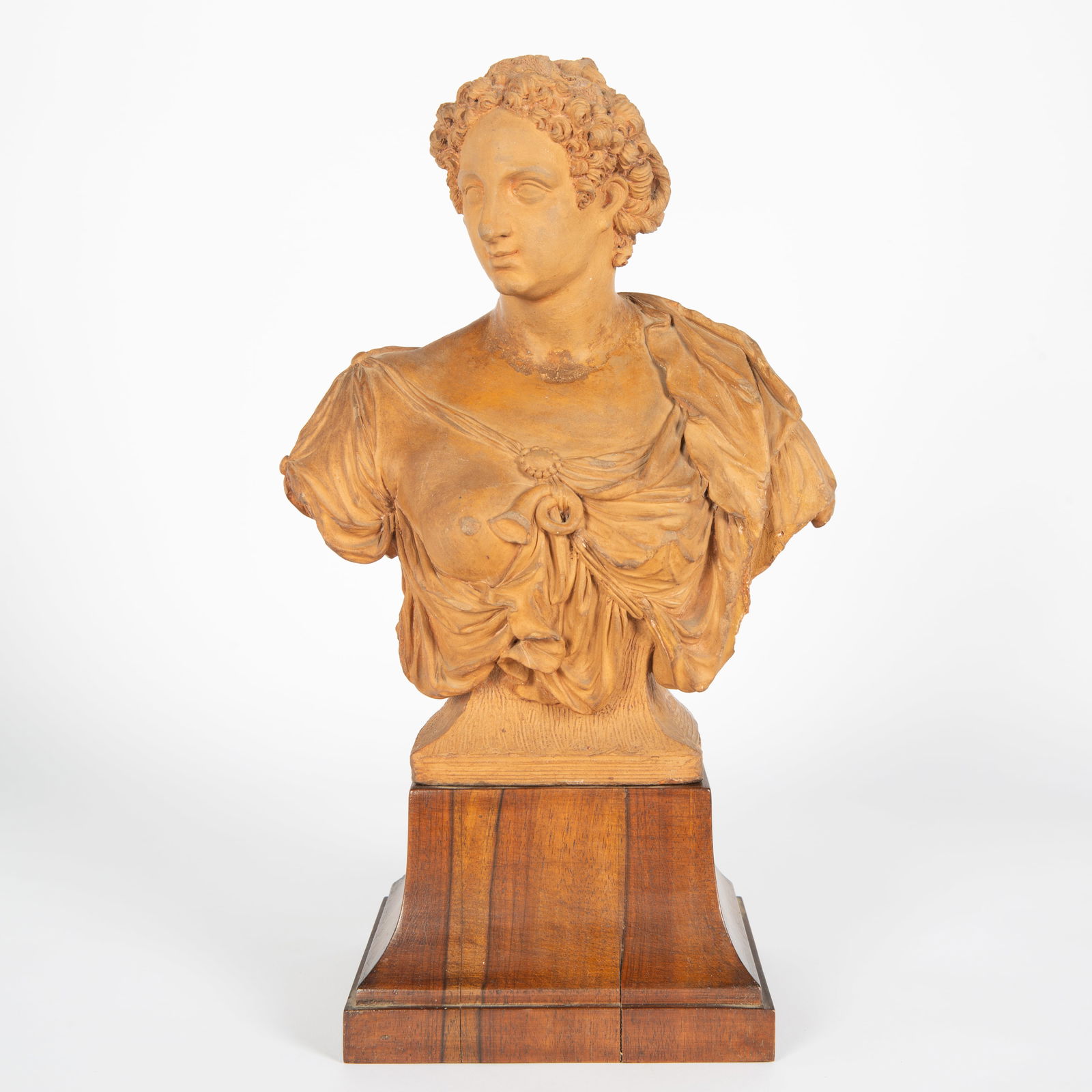 TERRACOTTA BUST OF A WOMAN, FRENCH SCHOOL, 19TH CENTURY (1 of 5)