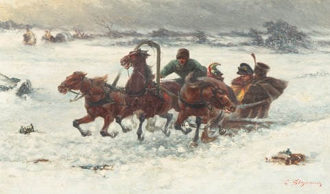 PJOTR STOJANOW (BULGARIAN 1857-1957)