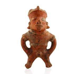 A COLIMA STANDING FIGURE, STATE OF COLIMA, WEST MEXICO, 200 BC-200 AD