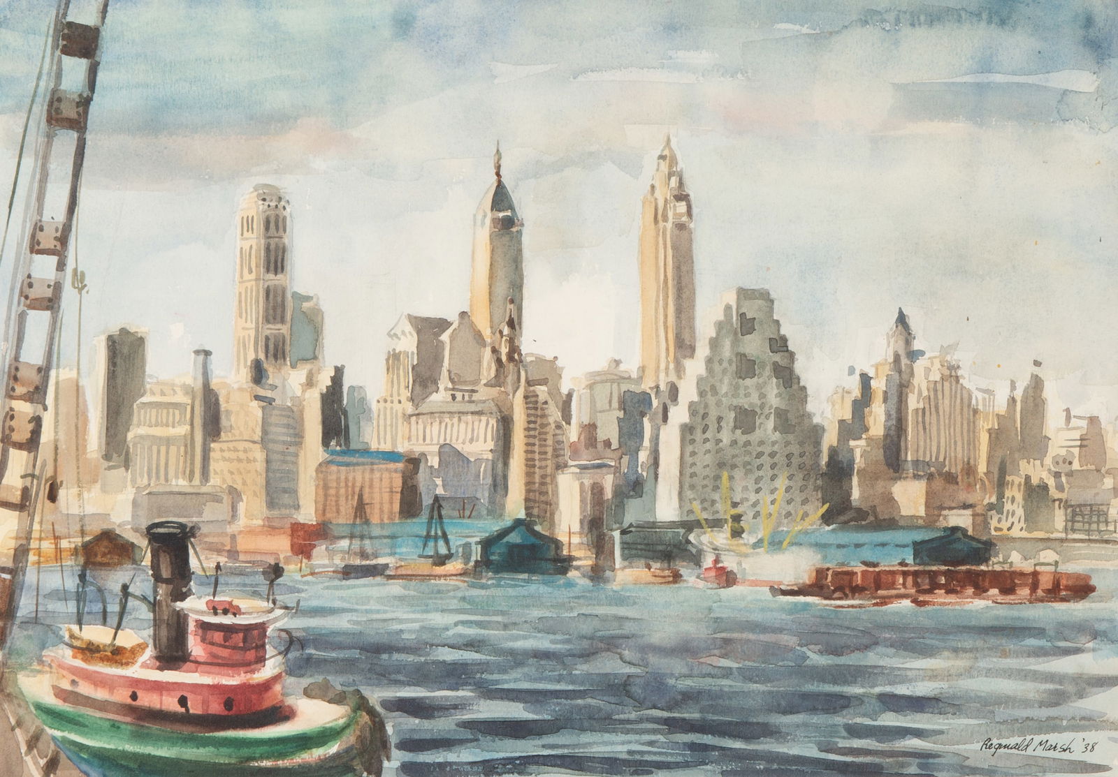 REGINALD MARSH (AMERICAN 1898-1954) (1 of 4)