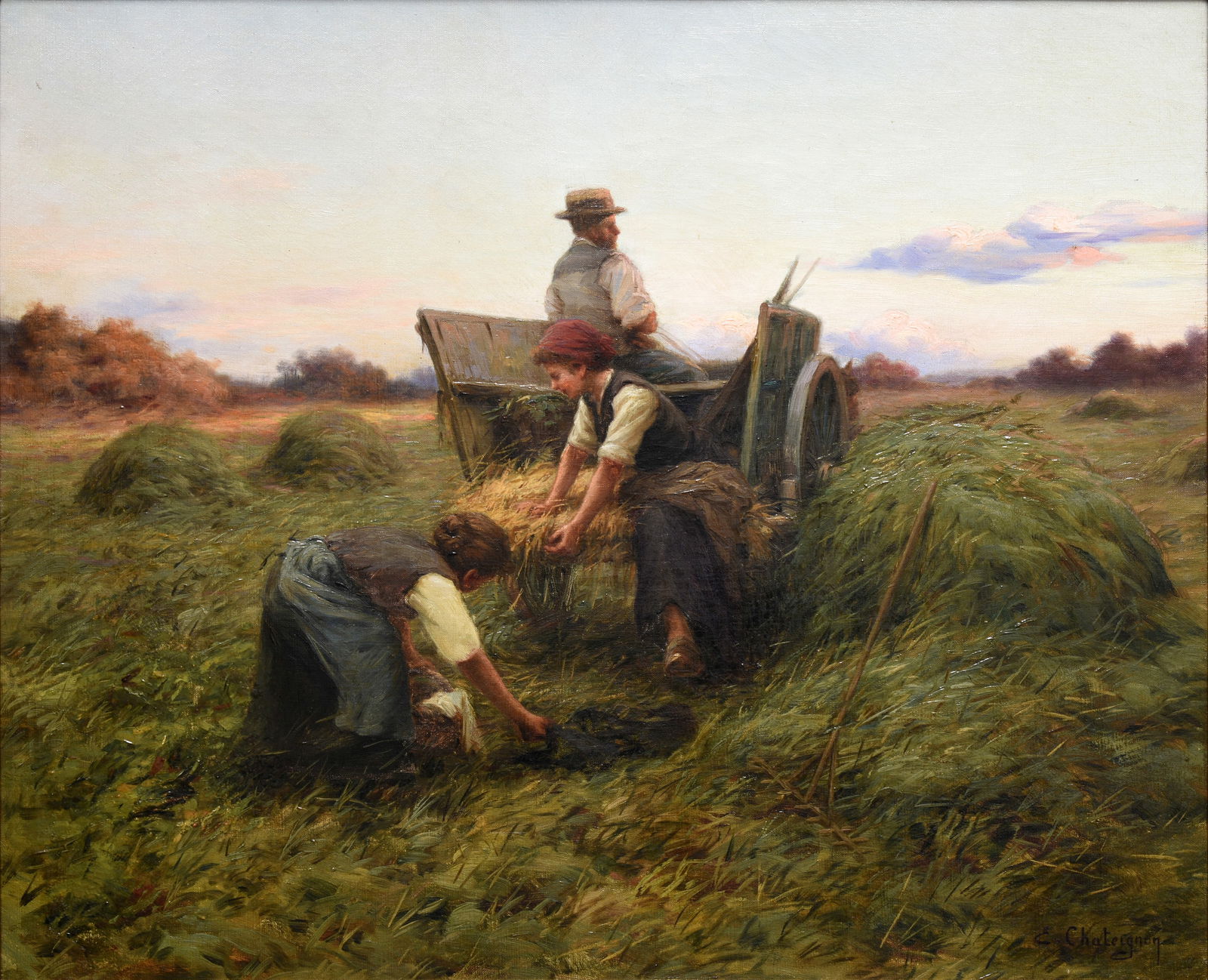 ERNEST CHATEIGNON (FRENCH  1887-1910) (1 of 3)