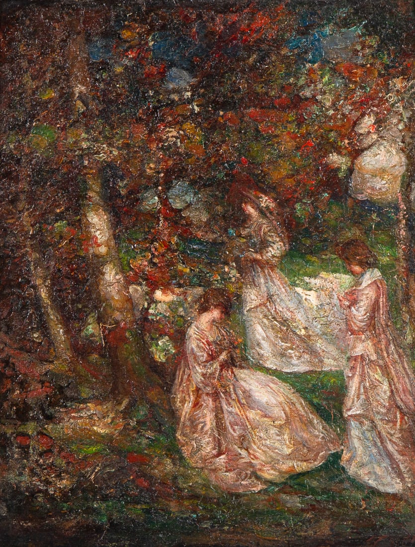 ADOLPHE JOSEPH THOMAS MONTICELLI (FRENCH 1824-1886) (1 of 3)