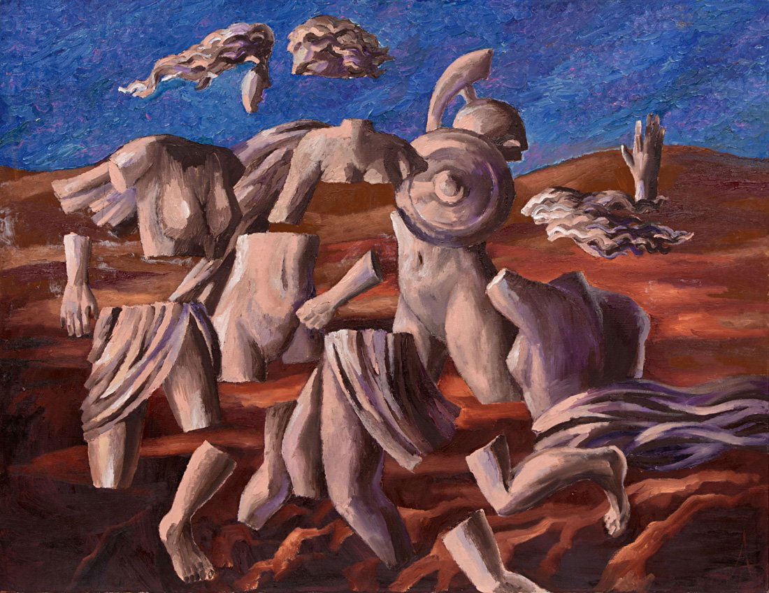 ANATOL CHECHIK (RUSSIAN B. 1953), “Amazonomahia”, 2005, (1 of 2)