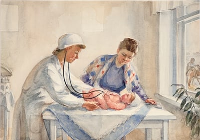 OLGA KONSTANTINOVNA DEINEKO (UKRAINIAN RUSSIAN 1897-1970)