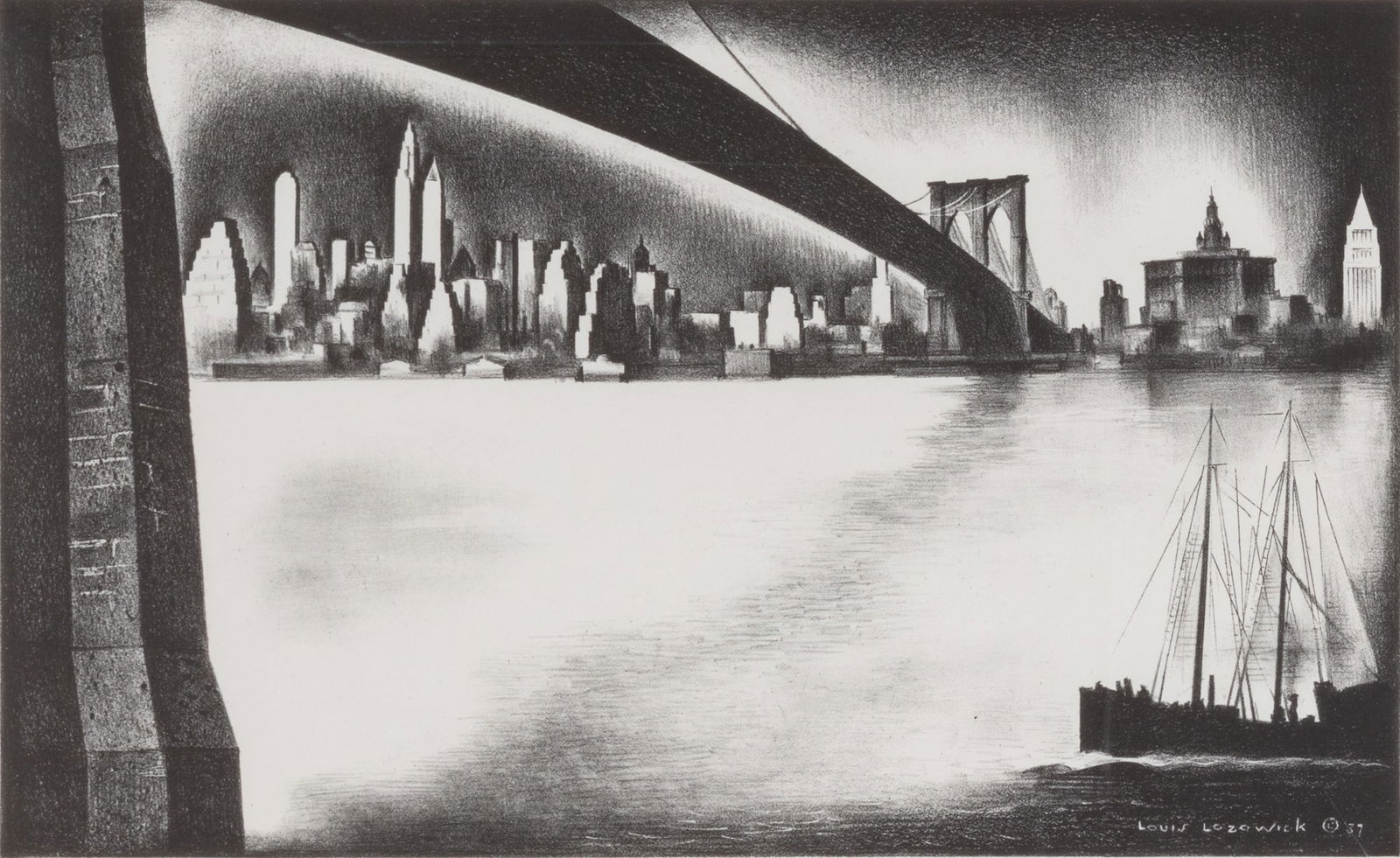 LOUIS LOZOWICK (UKRAINIAN-AMERICAN 1892-1973) (1 of 3)