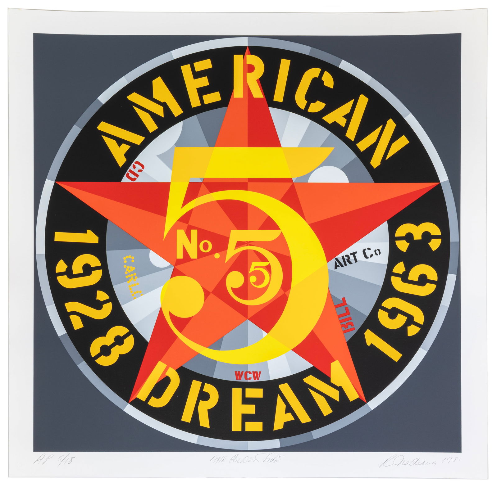 ROBERT INDIANA (AMERICAN 1928-2018) (1 of 8)