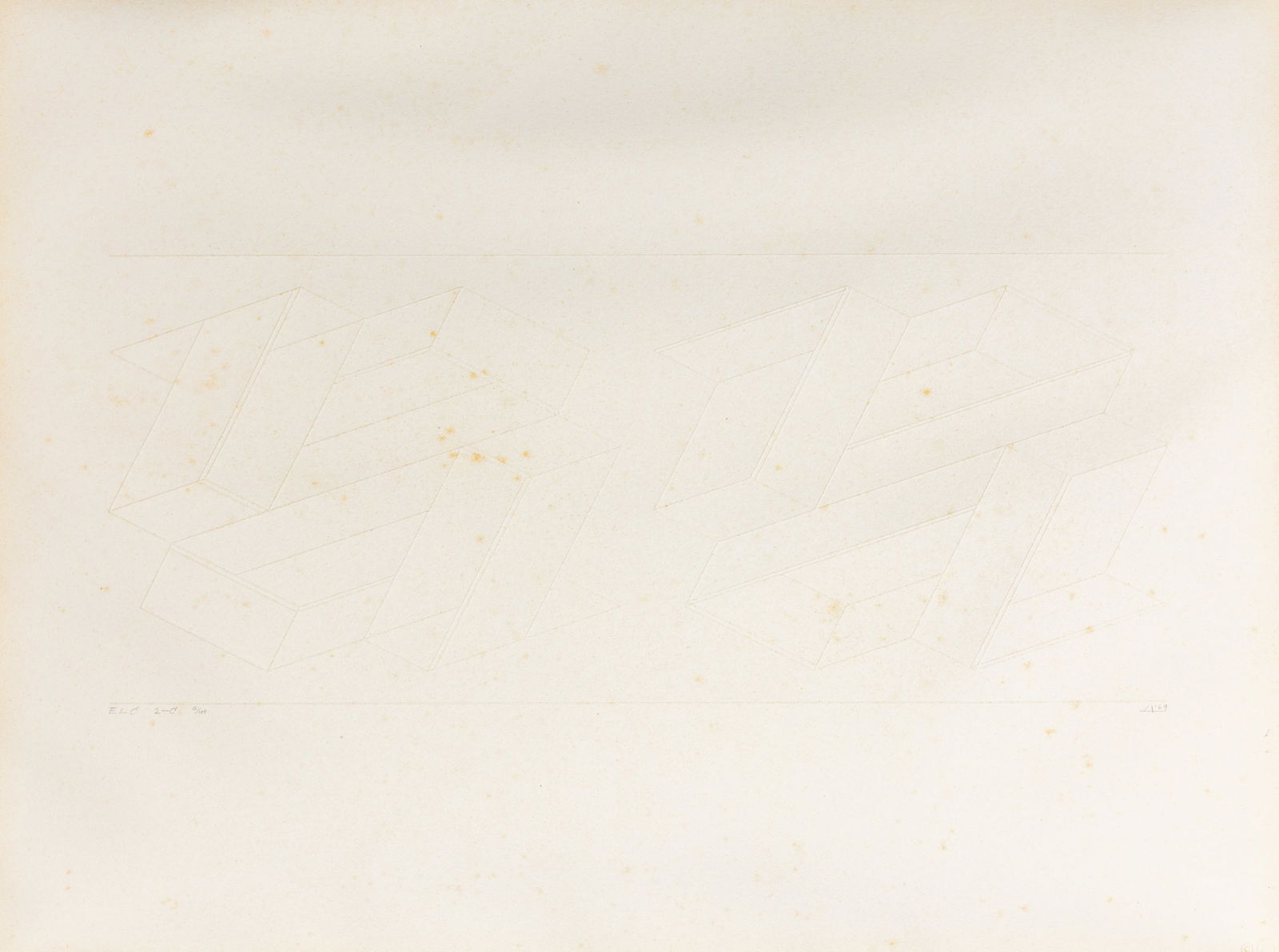 JOSEF ALBERS (GERMAN 1888-1976) (1 of 4)