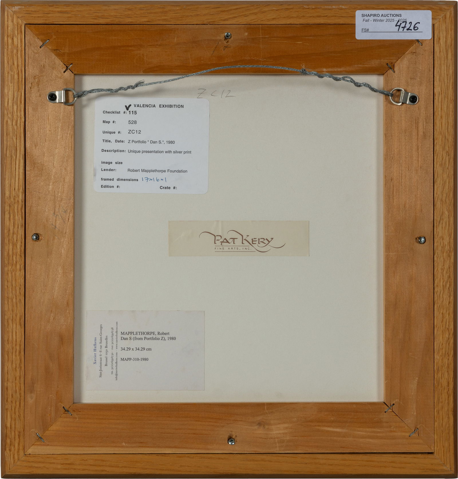 ROBERT MAPPLETHORPE (AMERICAN 1946-1989) - 3