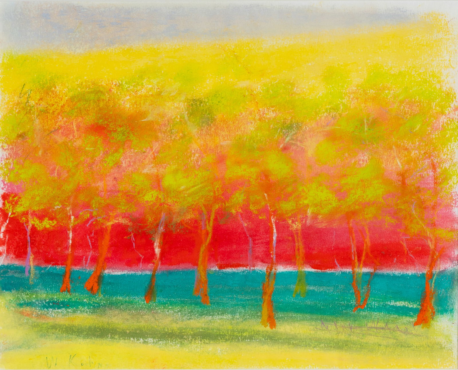 WOLF KAHN (GERMAN - AMERICAN 1927-2020) (1 of 3)