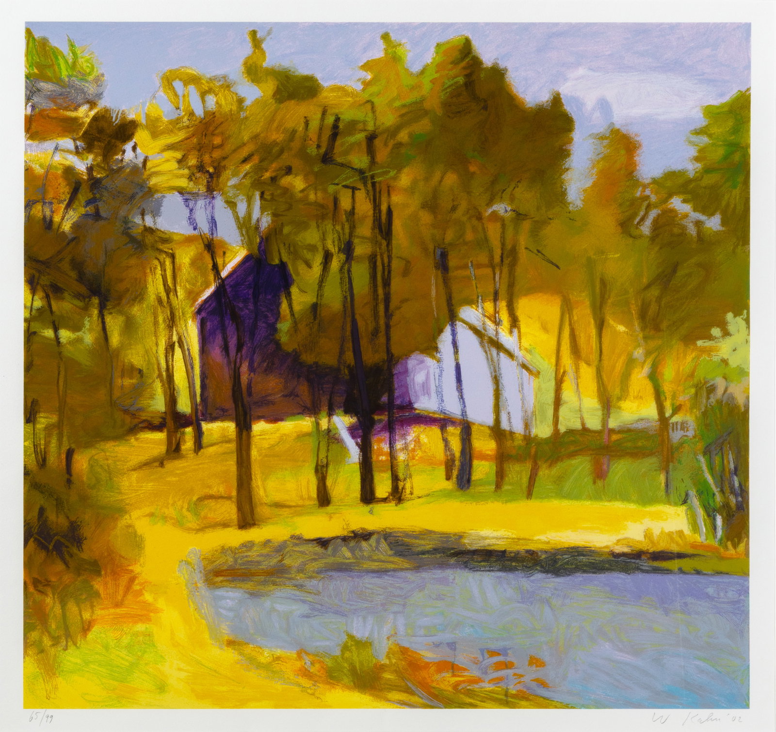 WOLF KAHN (GERMAN - AMERICAN 1927-2020) (1 of 2)