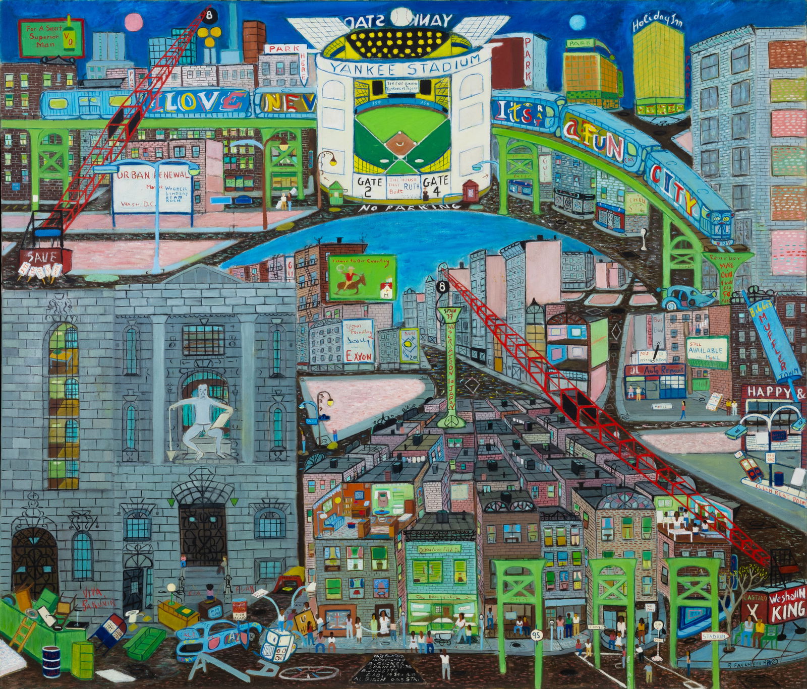 RALPH FASANELLA (AMERICAN 1914-1997) (1 of 4)