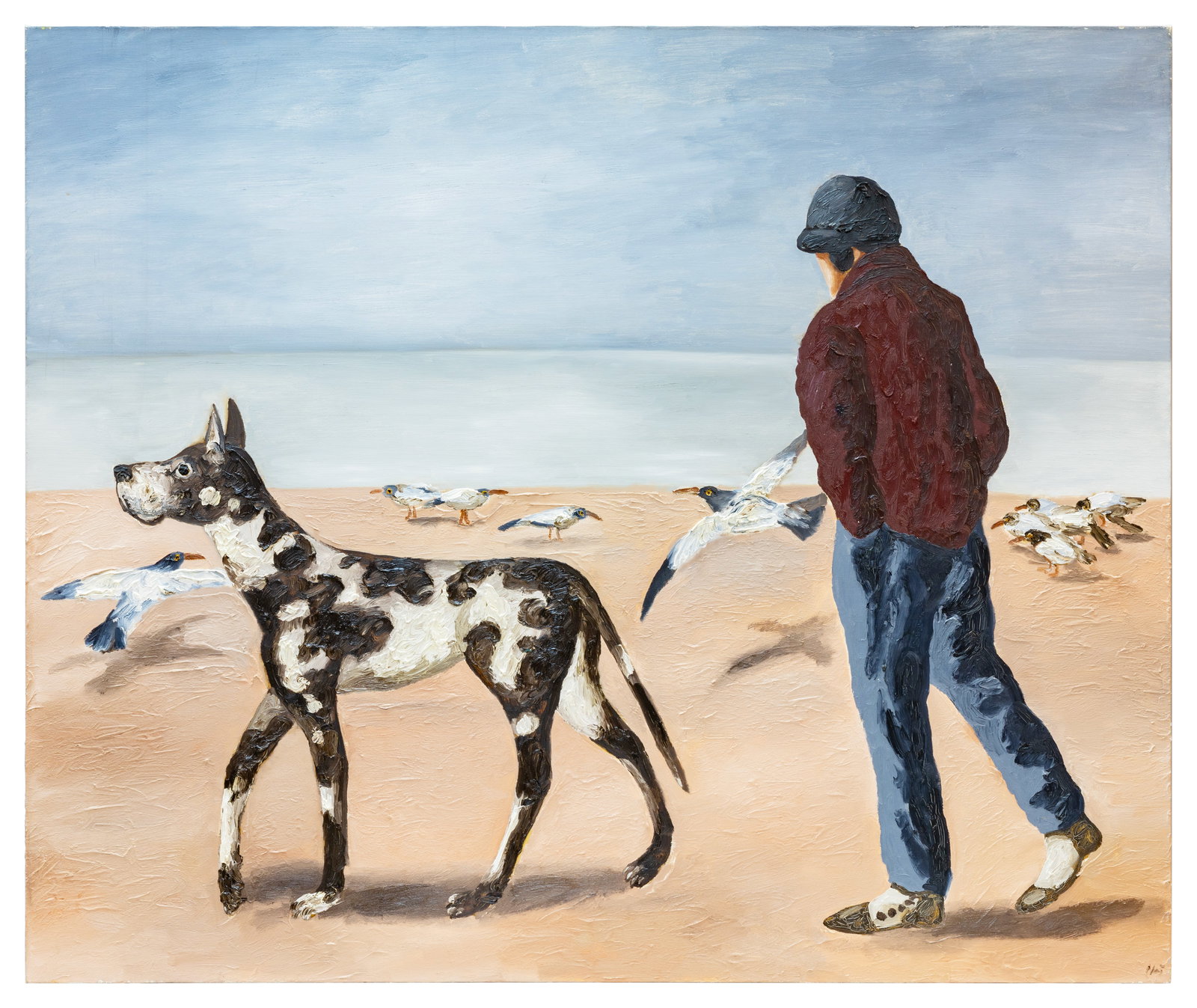 NATALIA NESTEROVA (RUSSIAN 1944-2022): NATALIA NESTEROVA (RUSSIAN 1944-2022) Dog, 2007 oil on canvas 127 x 152.4 cm (50 x 60 in.) signed. dated, titled on verso PROVENANCE Acquired directly from the artist by the present owner Private Coll