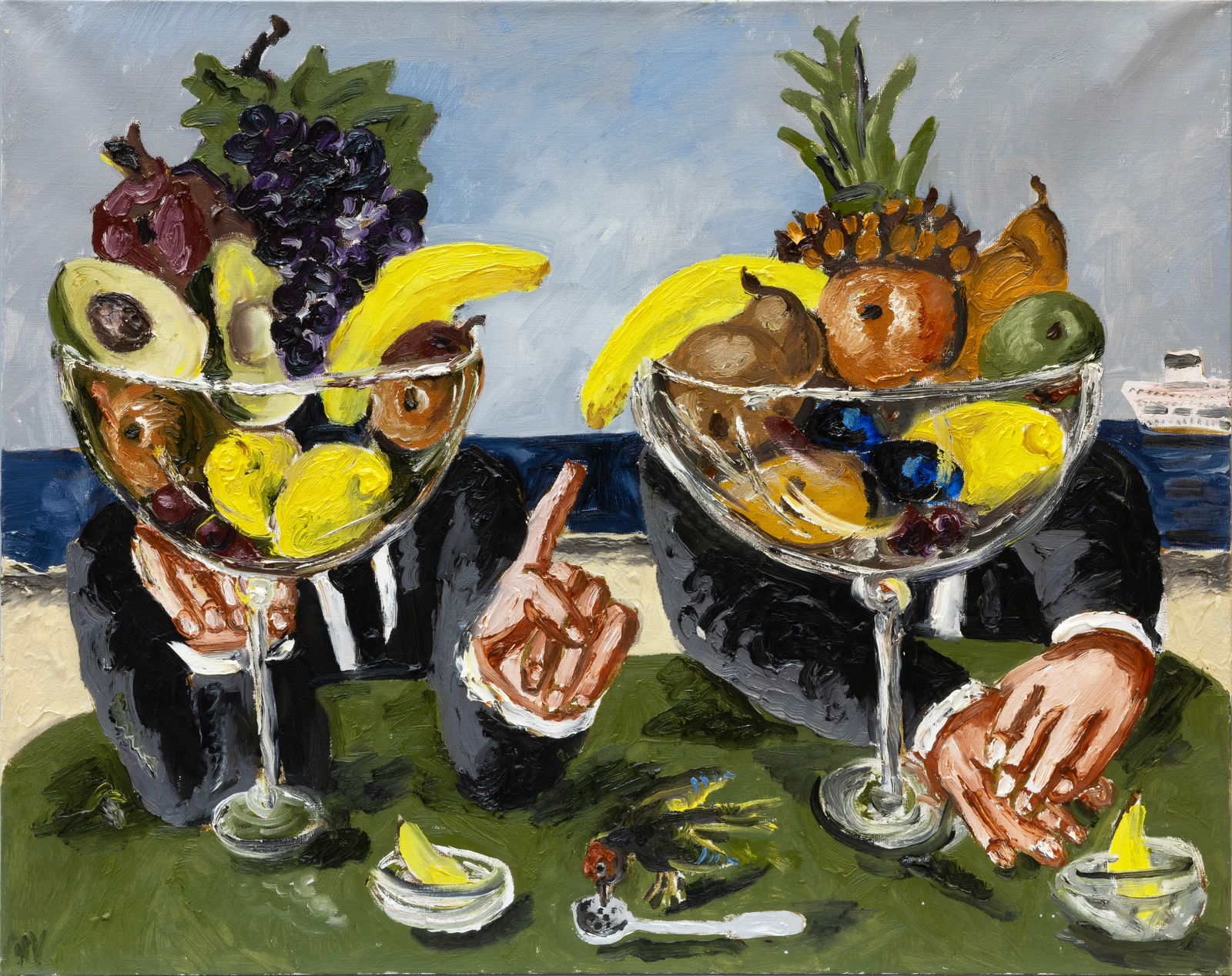 NATALIA NESTEROVA (RUSSIAN 1944-2022): NATALIA NESTEROVA (RUSSIAN 1944-2022) Still Life with Fruit , 2020 oil on canvas 60.9 x 76.2 cm (24 x 30 in) signed and dated on the verso PROVENANCE Acquired directly from the artist by the present