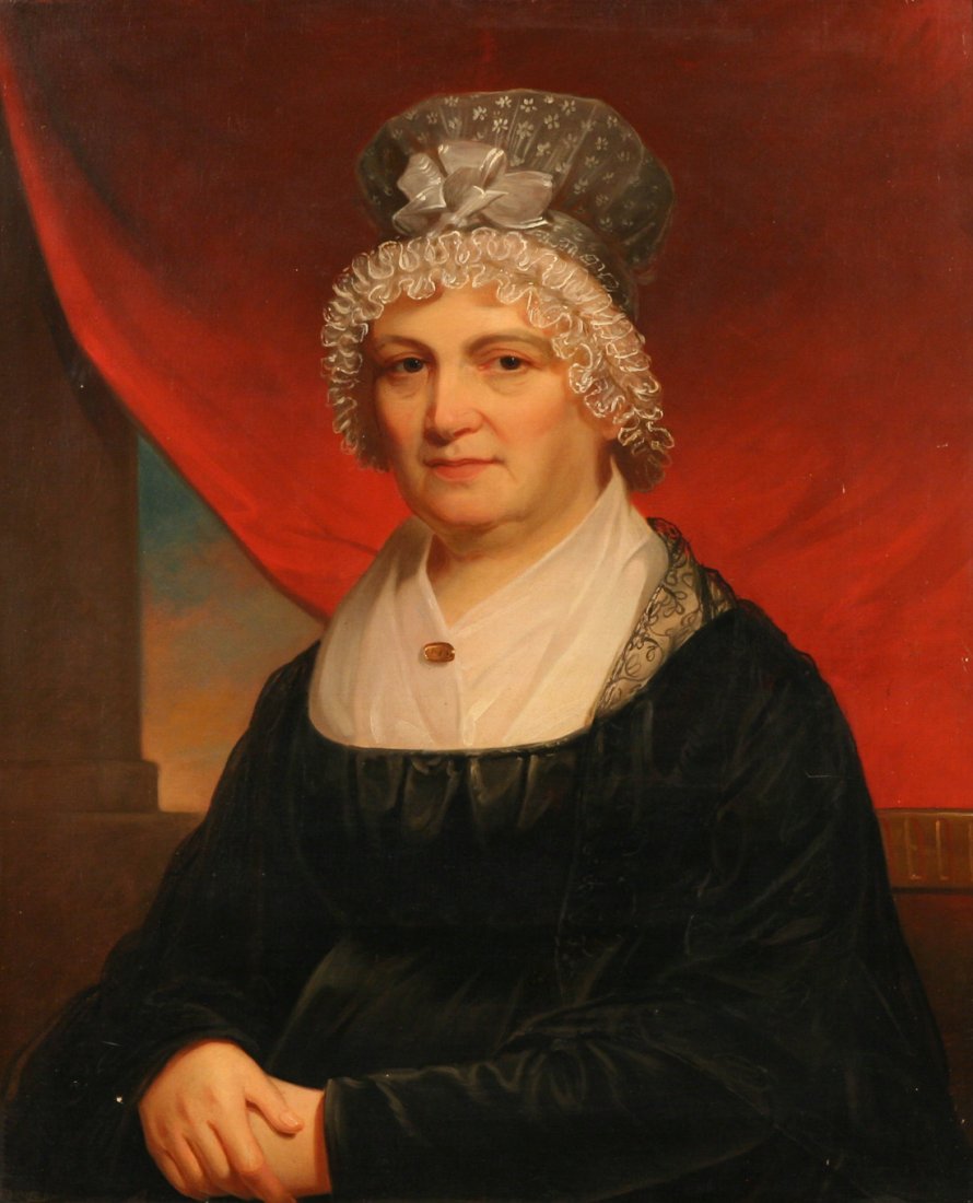 JACOB EICHHOLTZ (AMERICAN 1776-1842) EARLY JEWISH SUBJ: JACOB EICHHOLTZ (AMERICAN 1776-1842) Portrait of Mrs. Belle Cohen, oil on canvas 76.2 x 63.5 cm (30 x 25 in.) signed and titled on the verso Jacob Eichholtz was a well known portrait painter of promin