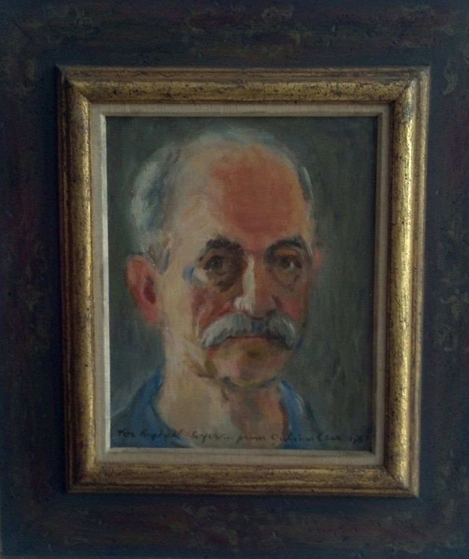 JULIAN EDWIN LEVI (AMERICAN 1900-1982): JULIAN EDWIN LEVI (AMERICAN 1900-1982) For Raphael Soyer, 1967 oil on panel 28 x 22.2 cm (11 x 8 3/4 in.) All artworks in this auction will exhibited and auctioned in Kent, Connecticut. After the auc