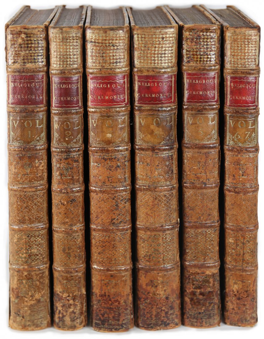 THE RELIGIOUS CEREMONIES AND CUSTOMS OF THE SEVERAL: THE RELIGIOUS CEREMONIES AND CUSTOMS OF THE SEVERAL NATIONS OF THE KNOWN WORLD, VOLUMES 1-7 PICART, Bernard (German, 1673-1733), The Religious Ceremonies and Customs of the Several Nations of the Know