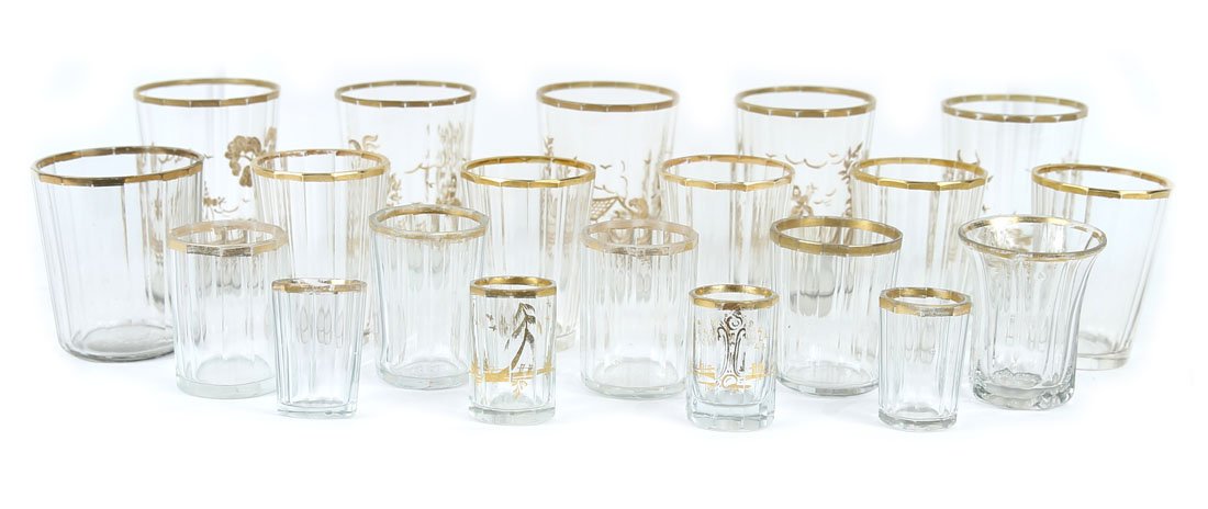 A GROUP OF TWENTY RUSSIAN IMPERIAL GLASSES, POTEMKIN (1 of 2)