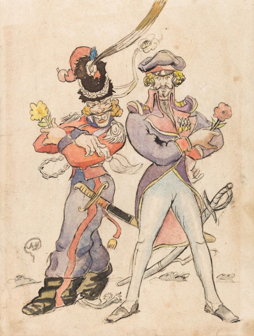 MSTISLAV VALERIANOVICH DOBUZHINSKY (RUSSIAN 1875-1957) (1 of 2)