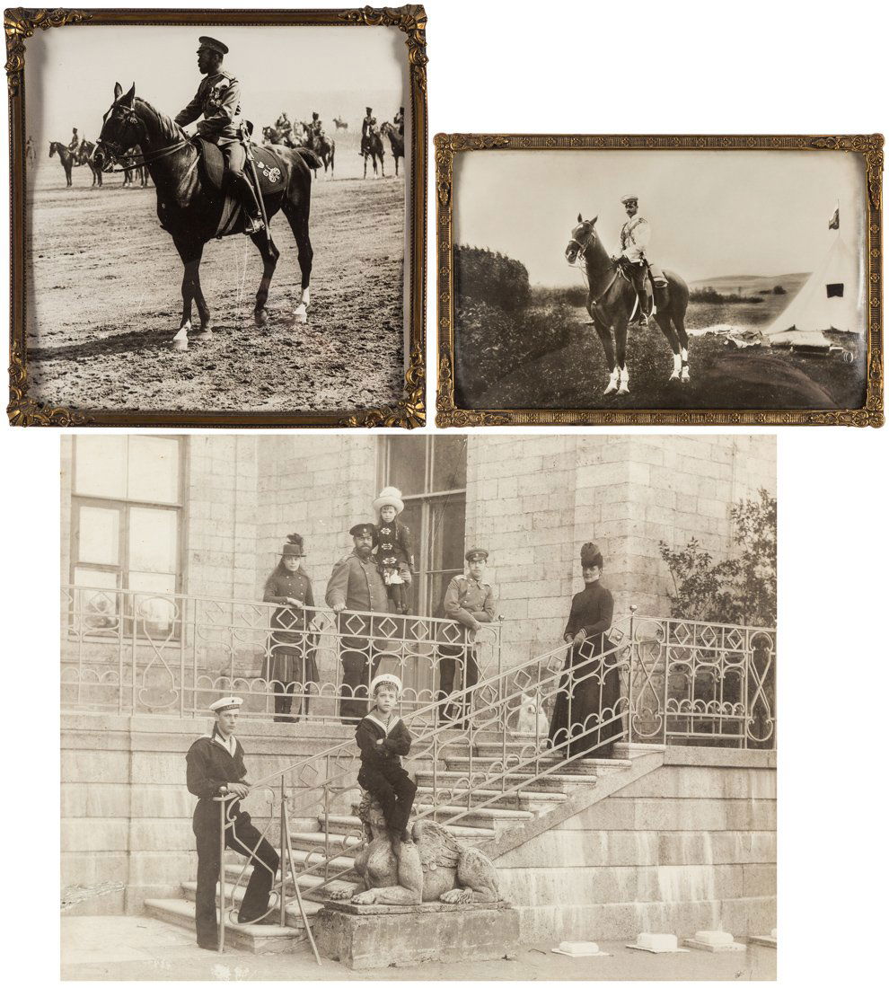 A GROUP OF THREE CABINET PHOTOGRAPHS OF THE RUSSIAN (1 of 9)