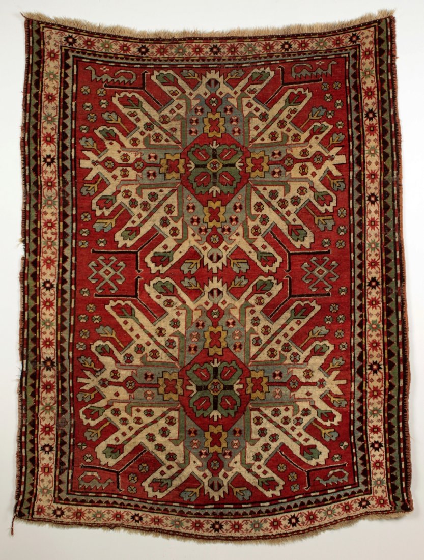 Caucasus Eagle Kazak Rug 19th Century (1 of 3)