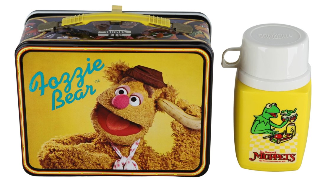 Muppets Jazzie Bear Lunchbox and Thermos: Muppets Jazzie Bear Lunchbox and Thermos