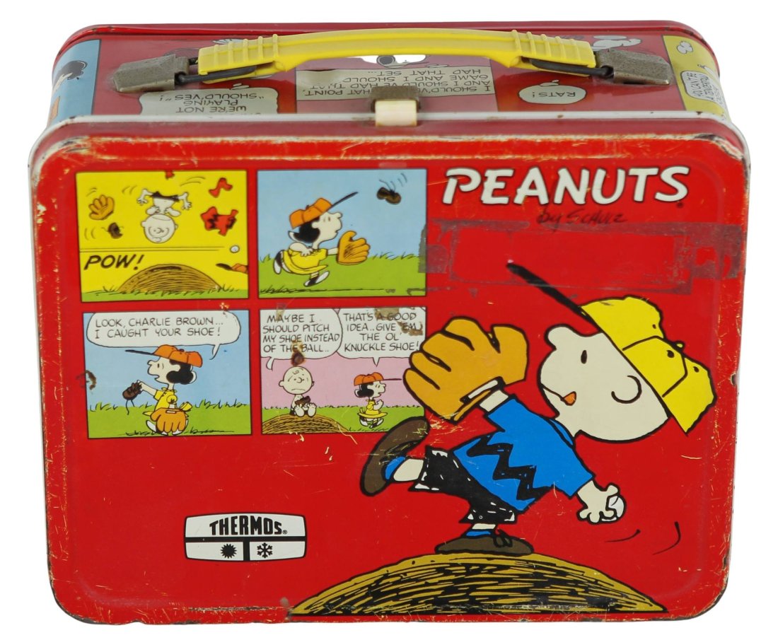 Charlie Brown Peanuts Lunchbox and Thermos (1 of 2)