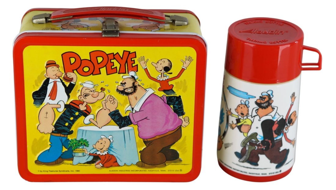 Popeye Lunchbox and Thermos (1 of 2)