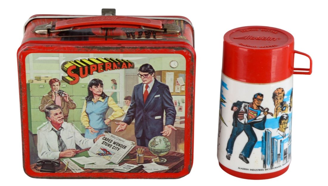Superman Lunchbox and Thermos (1 of 2)