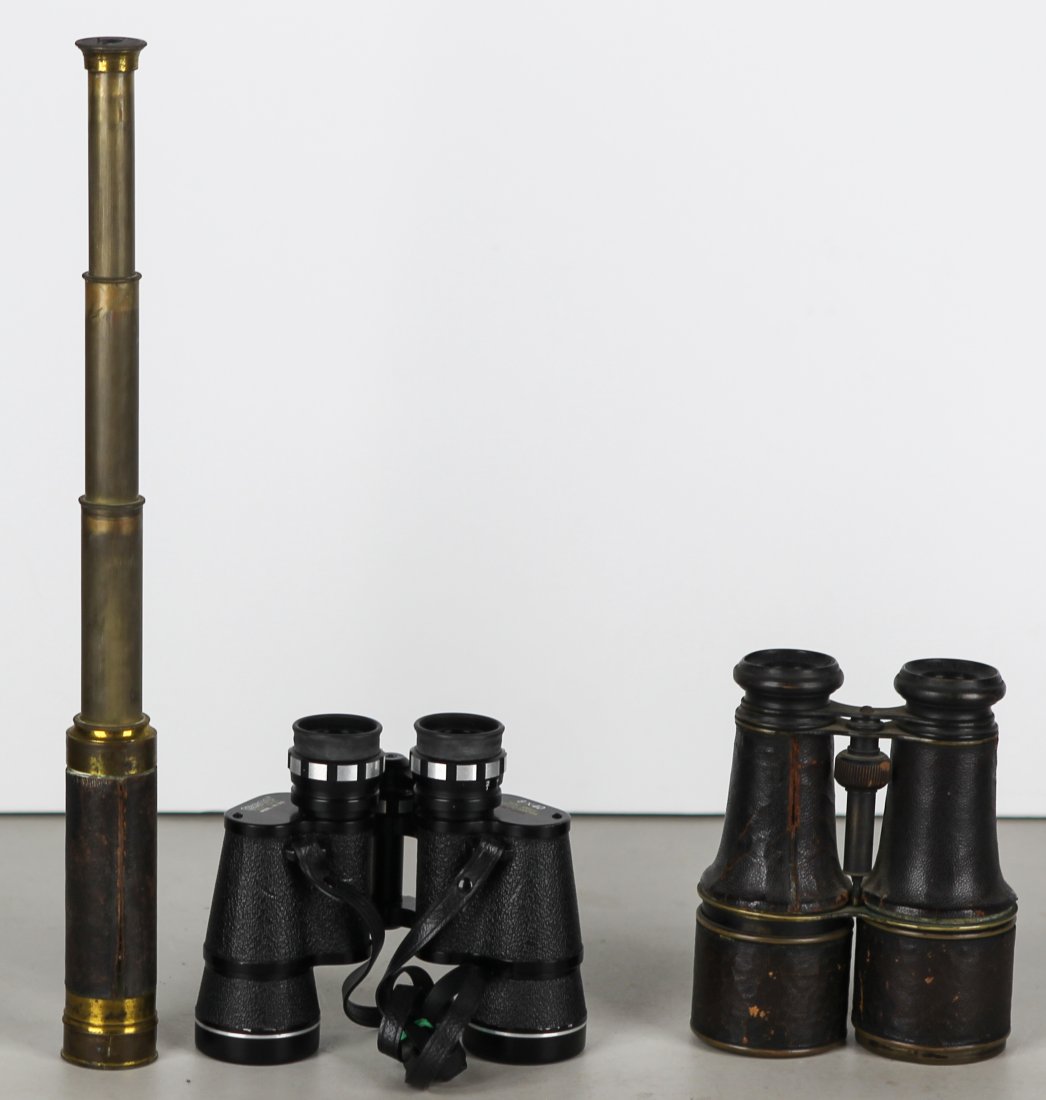Vintage Binoculars & Telescope (1 of 3)