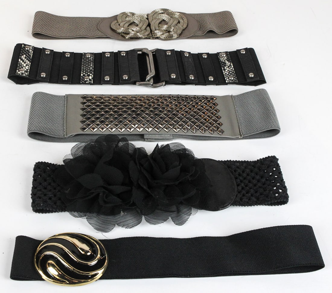 Lot of 5 Ladies Designer Belts (1 of 1)