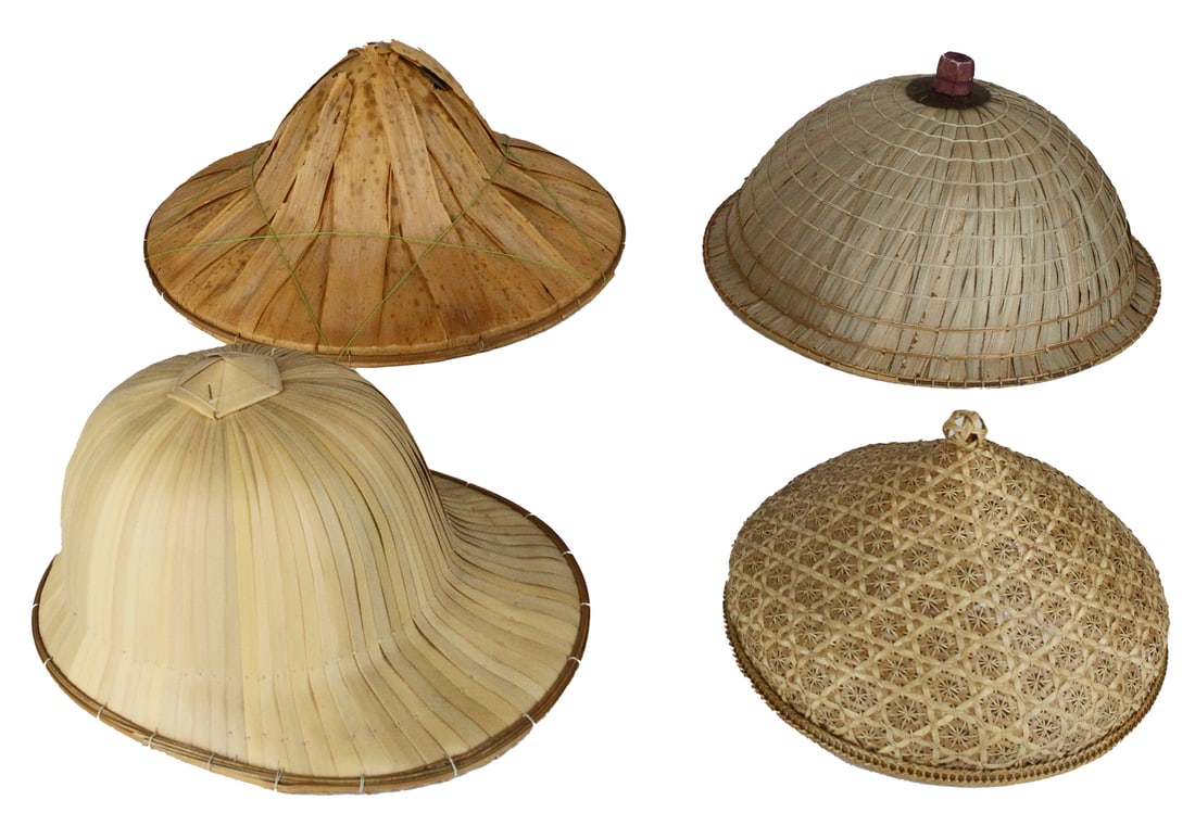 Vintage Asian Straw Hats (1 of 2)