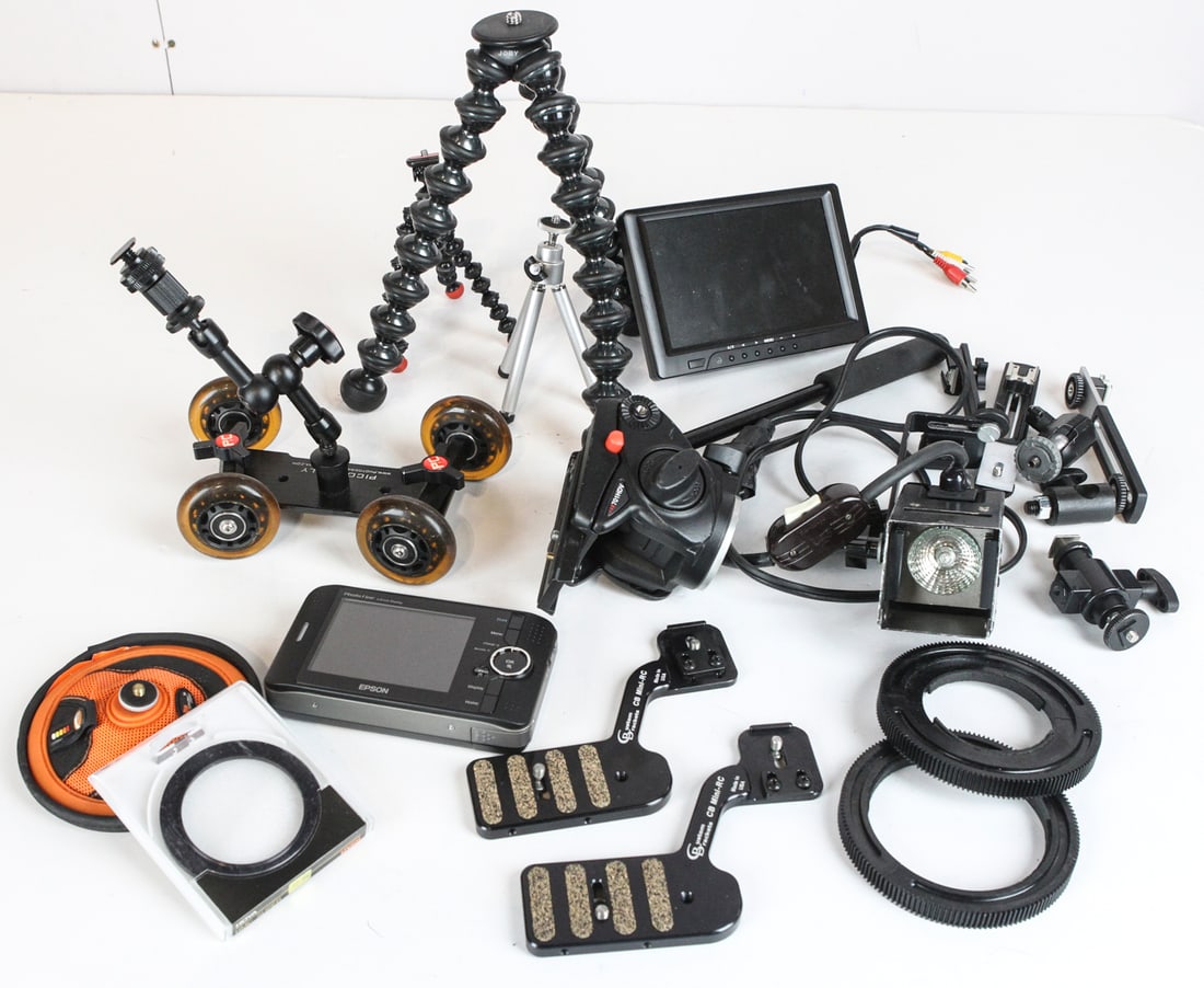 Various Pieces of Video Photo Camera Equipment (1 of 1)