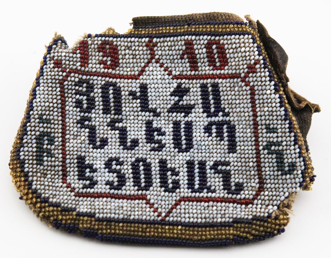Antique Armenian Beaded Moccasins: Antique Armenian Beaded Moccasins / year: 1910 / Size: 3 x 4 in / Antique Armenian Beaded Moccasins are a rare find that deserves to be treasured and appreciated for generations to come. Bid now and m