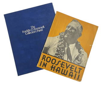Franklin D. Roosevelt "Roosevelt in Hawaii" Collector's Panel of Stamps (1 of 3)