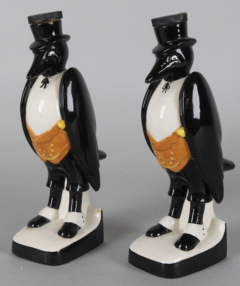 Lot of 2 Old Crow Royal Doulton Liquor Decanters (1 of 5)