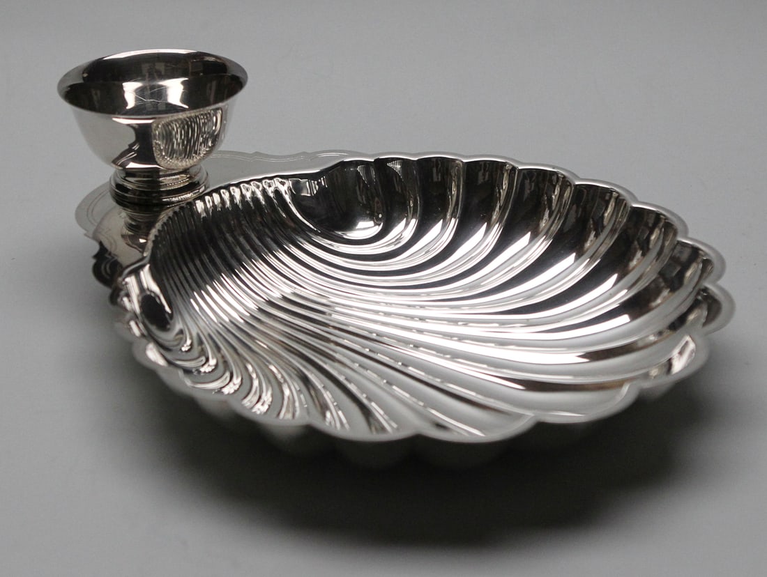 Antique Silver Plated Shell-Shaped Dish (1 of 5)