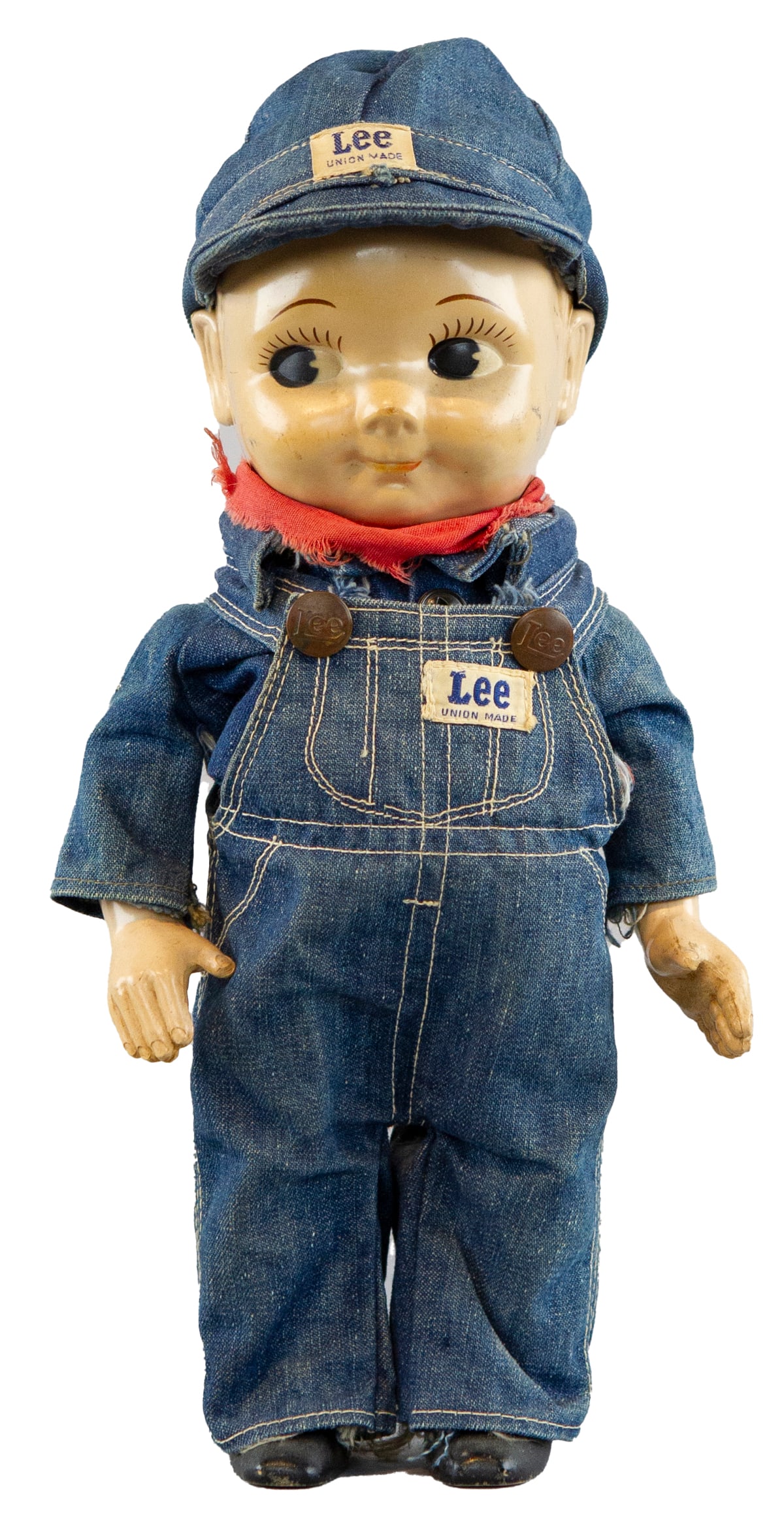 Vintage BUDDY LEE Engineer Doll, circa 1950s