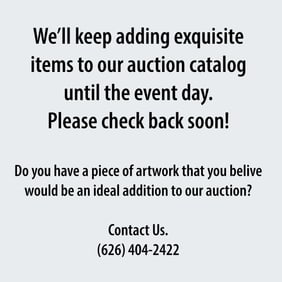 We'll keep adding exquisite items to our auction catalog until the event day. Please check back soon