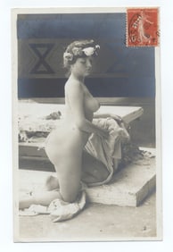 Vintage Nude Model Original Photo