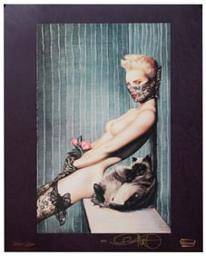 Olivia De Berardinis "Kitty" Signed Lithograph Art Poster