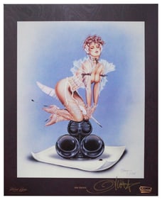Olivia De Berardinis "John Hancock" Signed Lithograph Art Poster