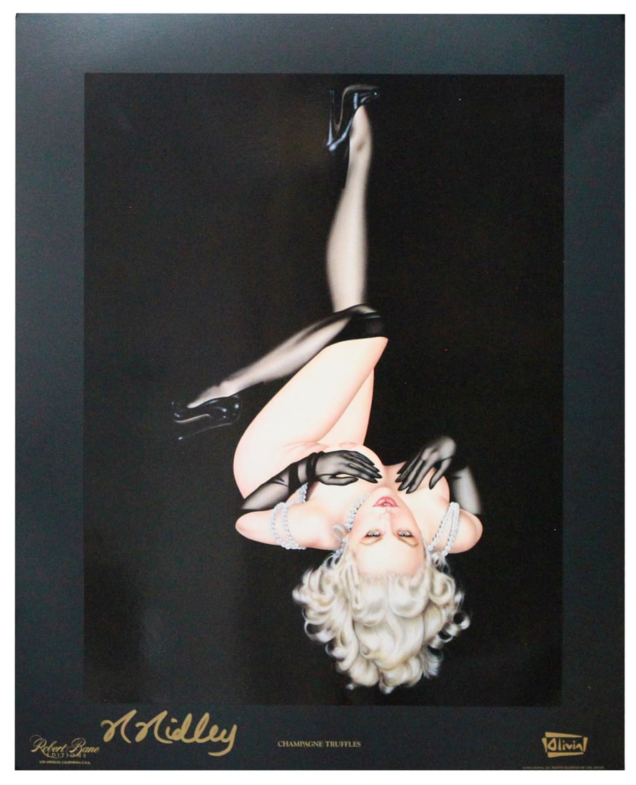 Olivia De Berardinis "Champagne Truffles" Limited Edition Lithograph Print Signed (1 of 3)