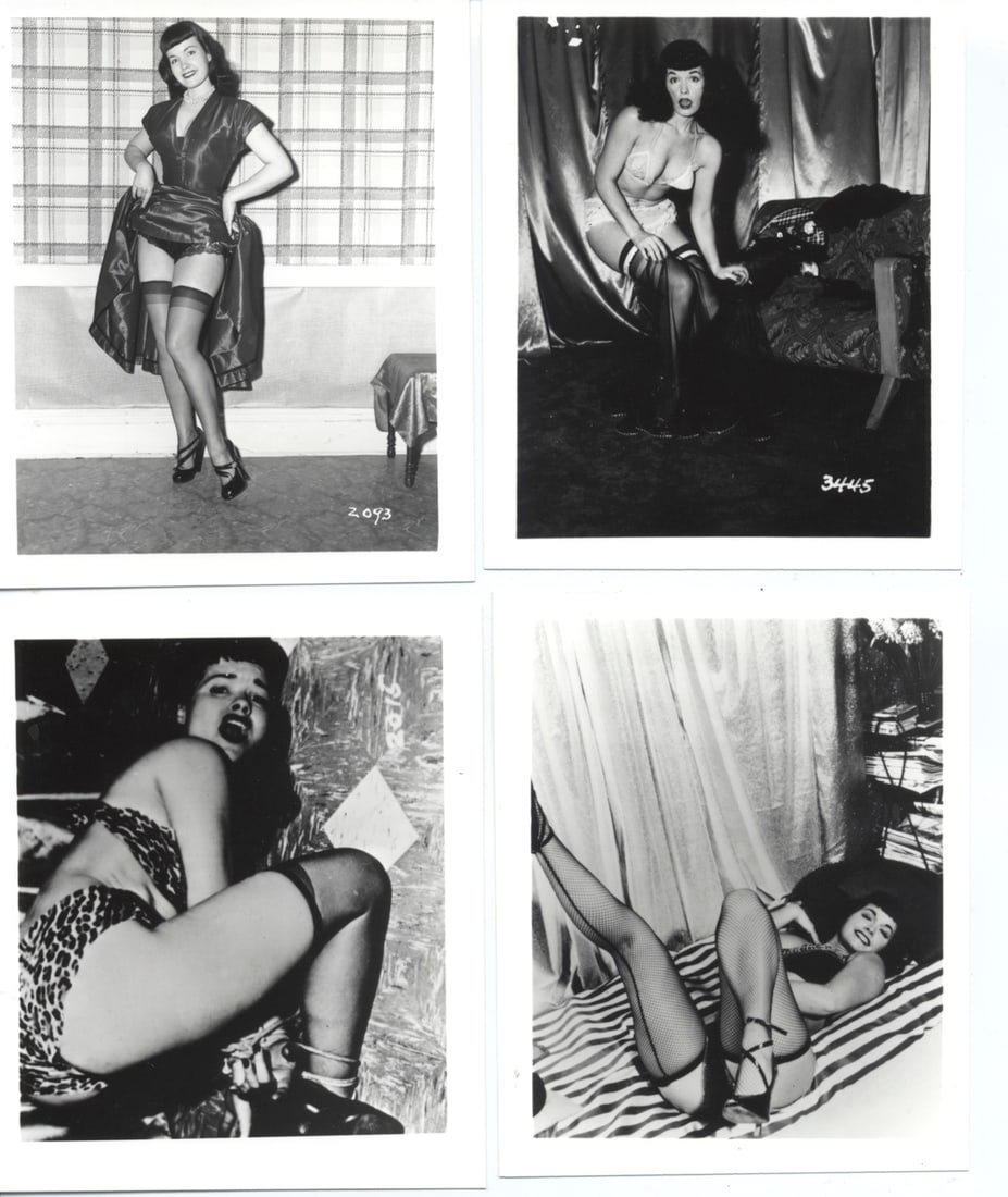 Rare Irving Klaw Authentic Vintage 1950s Bettie Page  Negative Prints (1 of 2)