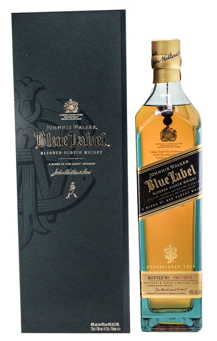 Johnnie Walker Blue Label Blended Scotch Whisky 750ml (1 of 4)