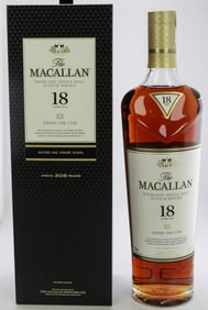 The Macallan 18 Year Old Sherry Oak Cask Highland Single Malt Scotch Whisky