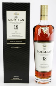 The Macallan 18 Year Old Sherry Oak Cask Highland Single Malt Scotch Whisky