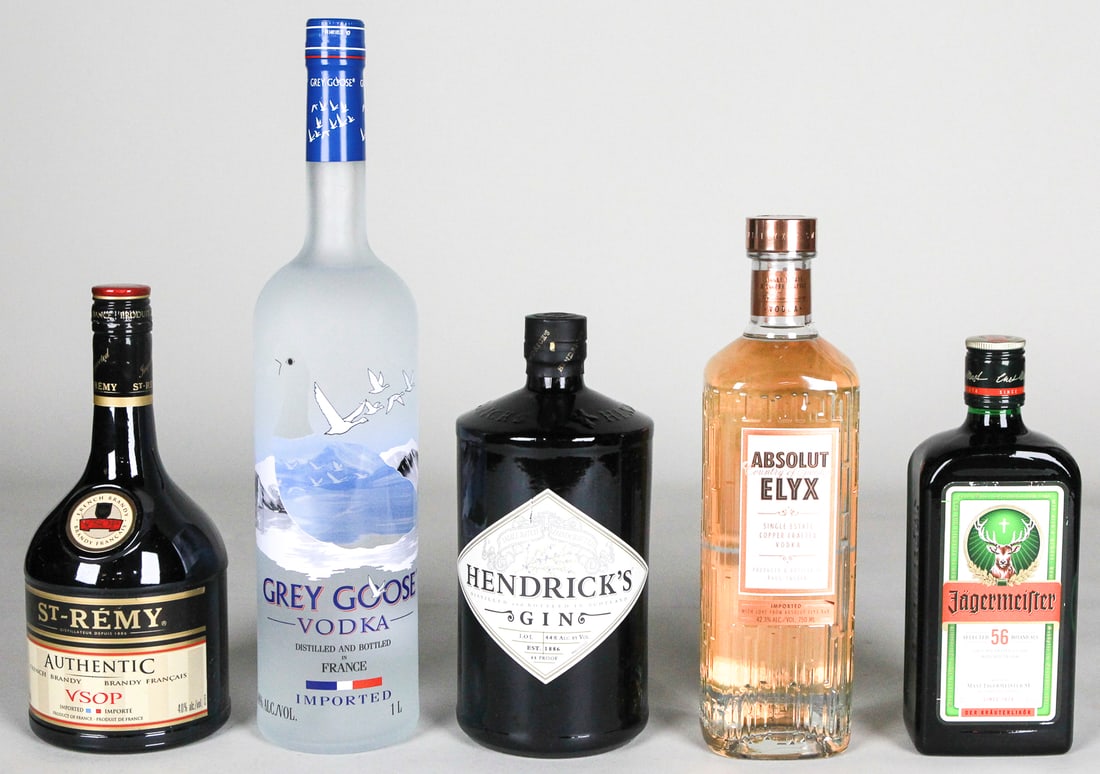 Lot of 5 Spirits (1 of 2)