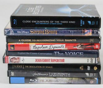 Lot of 9 Assorted DVDs Diverse Movie Collection