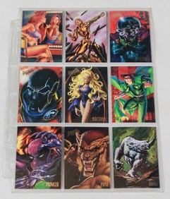 Lot of 9 Assorted Trading Cards Diverse Collection for Enthusiasts