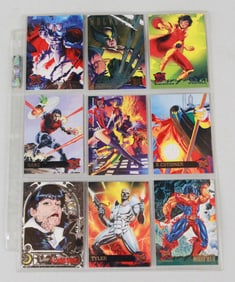 Lot of 9 Assorted Trading Cards Diverse Collection for Enthusiasts